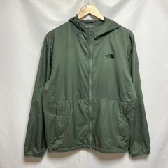 正規品/L THE NORTH FACE ザノースフェイス 軽量 カーキ ウィンドブレーカー