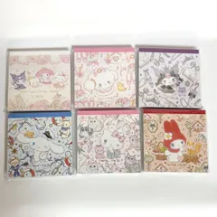 たけいみき×サンリオメモ帳 6種類セット ハローキティ マイメロディ クロミ シナモロール こぎみゅん