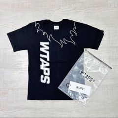 美品】WTAPS FRESH SCREEN Tシャツ 黒 M フロントプリント - メルカリ