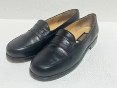 COACH 黒 レザー コインローファー 22.5cm 美品