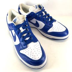 2006年製造 NIKE DUNK LOW ネイビー×レッド レザー 28cm - メルカリ