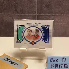 2024 Futera UNIQUE Xavi / Gavi 08/12 FC Barcelona Then & Now Dual Game-Used ジャージ Memorabilia カード