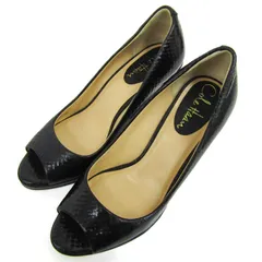 コールハーン パンプス オープントゥ ウエッジソール シューズ ブランド 靴 黒 レディース 5.5サイズ ブラック COLE HAAN 【中古】