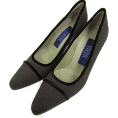 メダ パンプス ハイヒール シューズ ブランド 靴 日本製 レディース 22.5サイズ グレー MEDA 【中古】