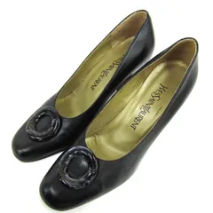 イヴサンローラン パンプス ハイヒール シューズ ブランド 靴 黒 レディース 36サイズ ブラック YVES SAINT LAURENT 【中古】のサムネイル