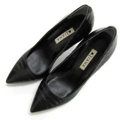 ダイアナ パンプス ハイヒール シューズ ブランド 靴 日本製 黒 レディース 23.5サイズ ブラック DIANA 【中古】