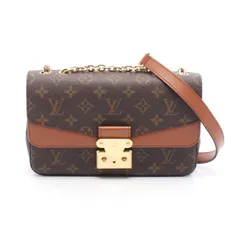ルイ・ヴィトン LOUIS VUITTON ショルダーバッグ マルソー モノグラム キャラメル M46127 PVCコーティングキャンバス レザー マルソー レディース Used A