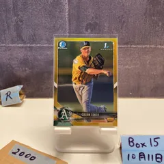 2018 Topps Chrome Calvin Coker 22/50 Oakland Athletics 1st Bowman Refractor カード