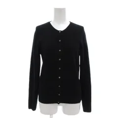 マカフィー MACPHEE トゥモローランド カーディガン ニット ウール カシミヤ混 長袖 黒 ブラック /FT