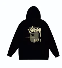 【新品未使用】2025限定Stussy APE  パーカースウェット 男女兼用