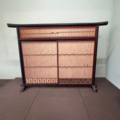 MB484】天然木漆塗 八足 春日卓 黒塗 幅48.6×27.2cm伝統工芸品 - メルカリ