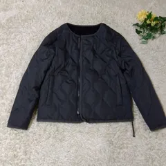 TAION　タイオン　ボアジャケット　ダウンジャケット　リバーシブル　防寒　М　ダークグレー