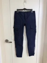 POLO RALPH LAUREN(ポロラルフローレン) ローライズ PIGMENT(ピグメント) カーゴ ジッパー POINT(ポイント) ジョガーパンツ