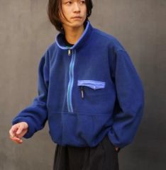 90s patagonia ハーフジップ フリース Lサイズ 出品