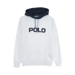 POLO RALPH LAUREN (MEN - XS) ポロ ラルフローレン ポリ レタリング ロゴ フーディー