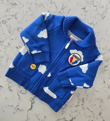 ベベデピノ ニットジップアップ 80-90