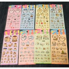 ちいかわ　うさぎ　ハチワレ　モモンガ　ぷっくりシール5サイズシールステッカー韓国