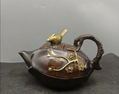 銅器 祥雲茶壺 酒壺 茶道具 煎茶器 工芸品 置物 銅器祥雲茶壺酒壺茶道具煎茶器工芸品置物|mercari商品代購│mercari