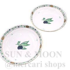 美品 HEREND ヘレンド アピシウスのハーブ フルーツボウル 中皿 13.5cm