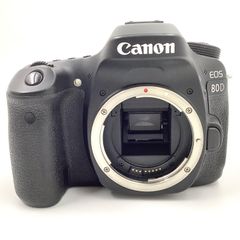【全額返金保証】【最速発送】Canon デジタル一眼 EOS 80D ボディ ブラック 動作確認済