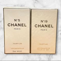 CHANEL N°19 & N°22 　2点セット CHANEL シャネル N°5 & N°19 パルファム 2点セット 未開封 - メルカリ