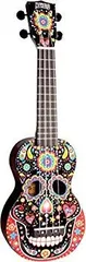 【中古】【非常に良い】MAHALO ソプラノ UKULELE アートシリーズ スカル MA1 SK ブラック n5ksbvb