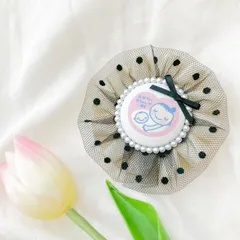 《大人可愛い》マタニティロゼット　マタニティマーク　マタニティキーホルダー