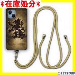 Xperia5 SO-01M / SOV41 ケース スマホショルダー 肩掛け 首かけ 斜め掛け エクスペリア Xperia 5 SO01M スマホケース ショルダーストラップ ショルダーケース スマホストラップ カバー スマホカバー シ 章 ライオン 972