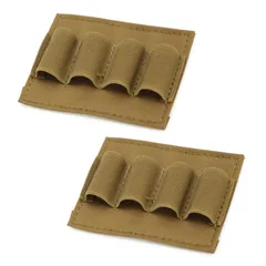 新品 弾差し収納袋 シェルマガジンホルダー ショットガンシェル 散弾用 多機能戦術 弾丸袋 収納ケース アウトドア ブラック 2本セット