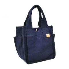 SIMYON シミョン【ネイビー】パイルBAG_Mサイズ トートバッグ - メルカリ
