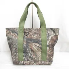 エルエルビーン L.L.BEAN ハンターズ トート バッグ Hunter's Tote Bag カーキ 茶 ブラウン キャンバス 212548 裏地付き 総柄