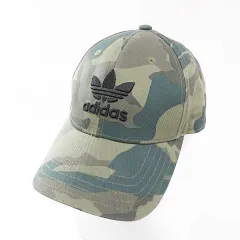アディダスオリジナルス adidas originals 帽子 キャップ 総柄 カモフラ柄 迷彩柄 ロゴ 刺繍 グリーン カーキ 緑 F