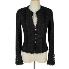 2025年最新】CHANEL レディース ノーカラージャケットの人気アイテム