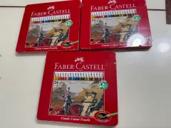 FABER-CASTELL 色鉛筆 24色 未開封 3点 まとめ