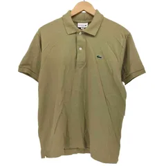 ラコステ LACOSTE L1212 ワンポイント 刺繍 S/S ポロシャツ メンズ import：M 