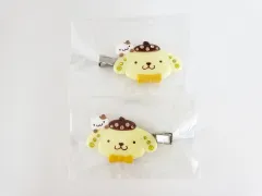 サンリオ ポムポムプリン マフィン キュービック ヘアクリップ ヘアピン