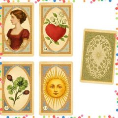 ☆正規品タロットカード☆リネン仕上げ＆箔押し✨美しい水彩画✨好奇心