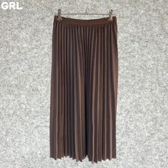 GRL グレジュ プリーツロングスカート Mサイズ