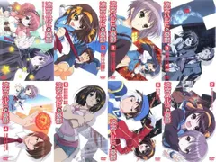 【中古】【非常に良い】涼宮ハルヒの憂鬱 第１期 [レンタル落ち] 全8巻セット [マーケットプレイスDVDセット商品]