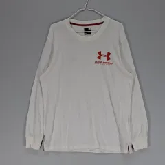 UNDER ARMOUR アンダーアーマー メンズ105 ラウンドTシャツ 2019 春 秋 白 03791