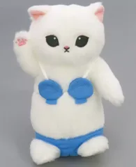 【中古】ぬいぐるみ ぽてぽて水着にゃんこ ぬいぐるみ(貝殻) 「mofusand」