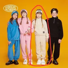 アイスビスケット IBシンボルロゴフリース クロップド トップス IB24TM803