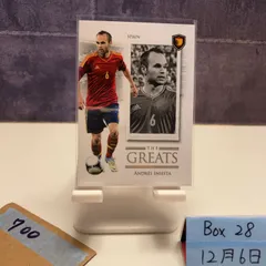 2023 Futera UNIQUE Andres Iniesta Spain THE GREATS Insert カード