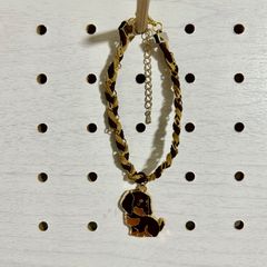 三つ編みブレスレット ダックスフンド 犬