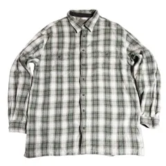 St. John’s Bay ヘビーネルシャツ グリーンチェック XL相当 90s〜00s オールドサーフ アメカジ 古着