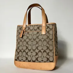 2511-124｜コーチ シグネチャー ハンドバッグ ブラウン