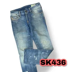 DIESEL(ディーゼル) デニムジーンズ ライトブルー色 Sサイズ相当 レディースパンツ　管理SK436