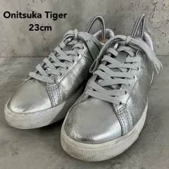 Onitsuka Tiger GSM Metallic 1183A568 オニツカタイガー スニーカー 23cm 37 US4.5 シルバー 銀 レザー 合皮 EVAソール レディース ★ ■■