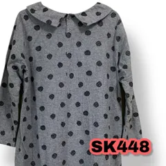 ELLIFE(エリフェ) ドット柄ワンピース グレー色 フリーサイズ レディースワンピース　管理SK448