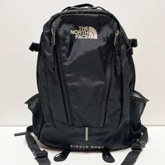 【大容量】THE NORTH FACE ザノースフェイス リュック バックパック デイパック ブラック SINGLE SHOT シングルショット 刺繍ロゴ